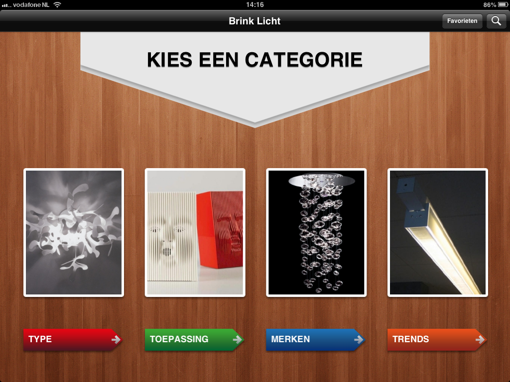 Lichtdesign in nieuwe App