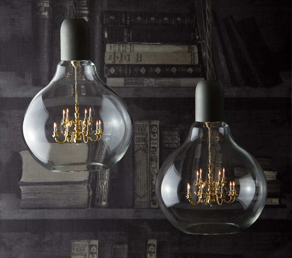 A light within a light: KING EDISON pendant lamp