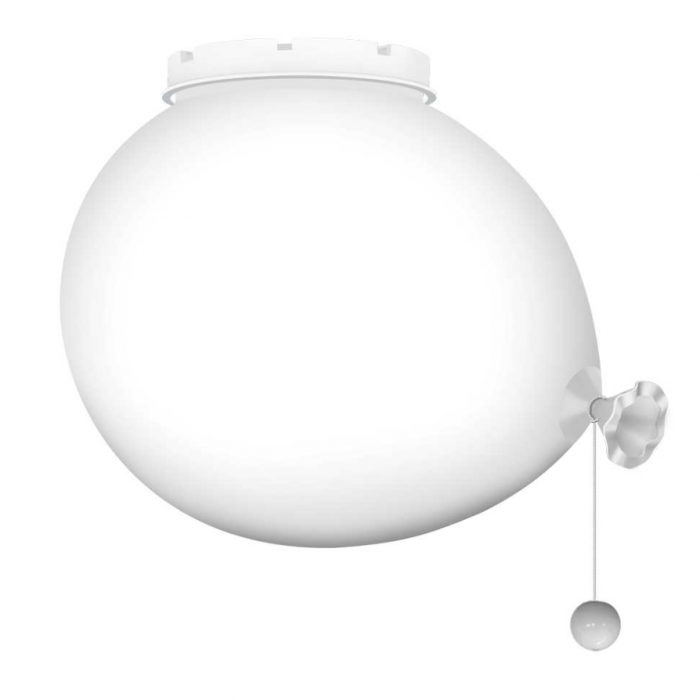 Overleg evenwichtig campagne Kunstlicht Ballon B35 Large Wandlamp wit