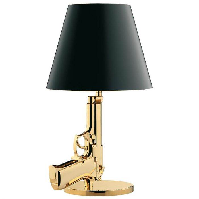 Flos Guns - Bedside Gun Tafellamp goud/messing