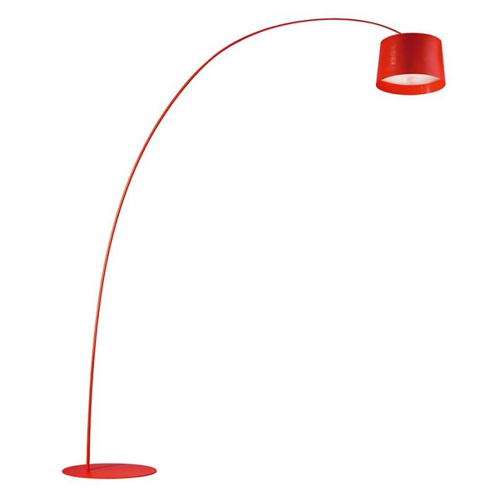 Dynamiek gordijn Ontdek Foscarini Twiggy Vloerlamp rood