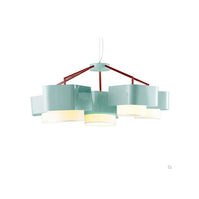 Mambo / UTU Carousel Hanglamp turquoise
