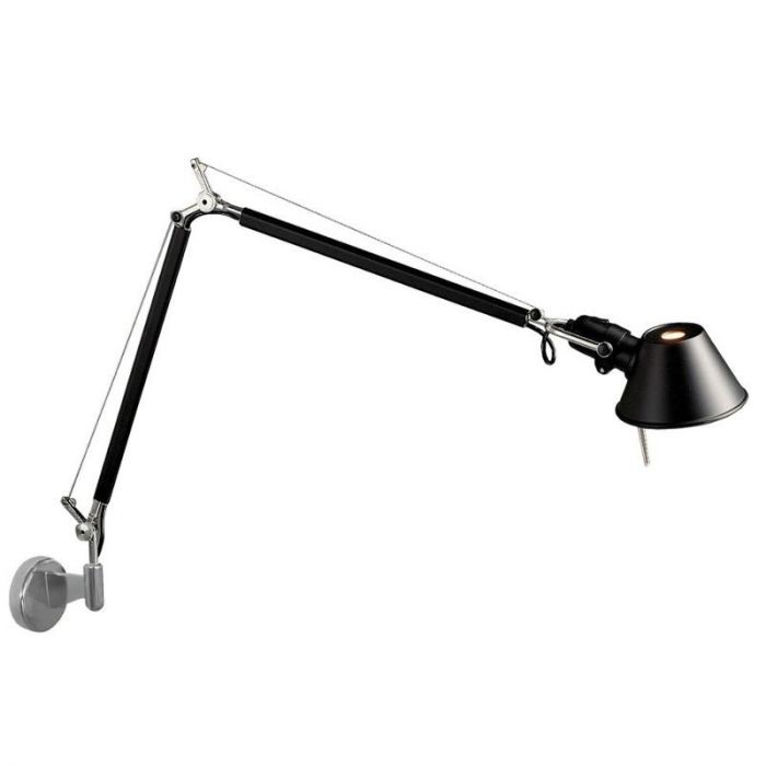 schildpad levenslang Ziekte Artemide Tolomeo Mini Wandlamp zwart