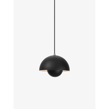 &Tradition Flowerpot Pendant VP1 Ø23 cm  Matt Black Hanglamp zwart-1