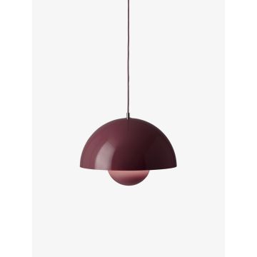 &Tradition Flowerpot Pendant VP7 Ø37 cm dark plum Hanglamp paars-1