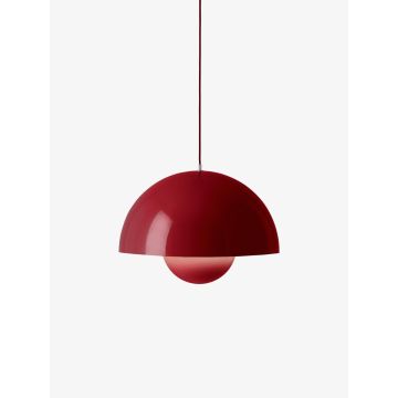 &Tradition Flowerpot VP2 Vermillion Red Hanglamp bordeaux-1