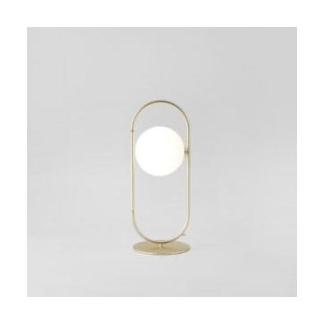 Aromas Abbacus S1258 matt brass opal Tafellamp goud/messing-1