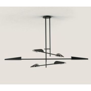 Aromas Bion Matt black on/off Hanglamp zwart-1