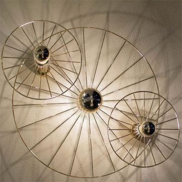 Aromas Wheel 60 Wandlamp goud/messing-1