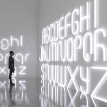 Artemide Alphabet of Light U upper case Wandlamp wit-1
