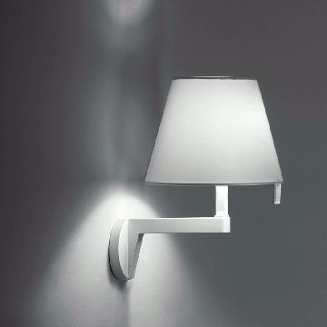 Artemide Melampo, with switch Wandlamp lichtgrijs-1