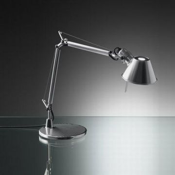 Artemide Tolomeo Micro LED 2700K Tafellamp aluminium-1