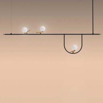 Artemide Yanzi Suspension SC 1 Hanglamp goud/messing-1