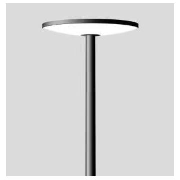 Bega Post-top luminaire 88 164 K3 Graphite Grond Opbouw Tuinverlichting donkergrijs-1