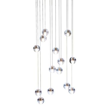 Bocci 14.14 Round LED Hanglamp transparant-1