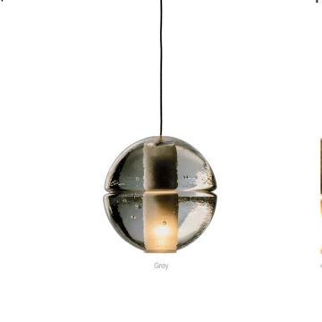 Bocci 14.1mi LED Grey glass Hanglamp lichtgrijs-1