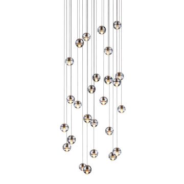 Bocci 14.26 Rectangle LED Hanglamp transparant-1