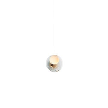 Bocci 28.1 Random 1W  Light toned brushed nickel canopy Hanglamp beige