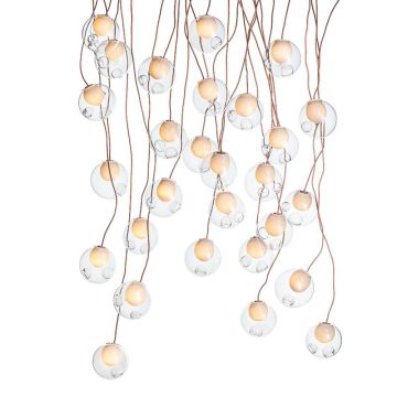 Bocci 28.28 Square LED Hanglamp transparant-1