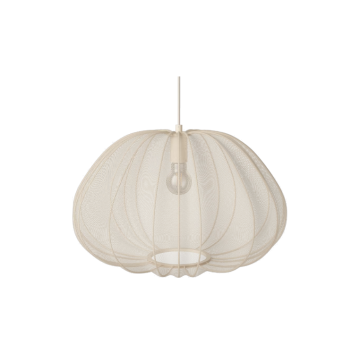 Bolia Balloon Hanglamp Ivoorkleurige stof Ø49,5 x H30 cm Hanglamp beige-1