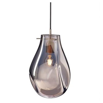 Bomma Soap pendant large with canopy E27,6,5W 600lm 2700k 90 Hanglamp zilver-1