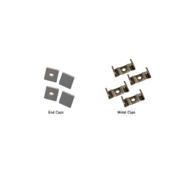 Brink V-merk 2pcs End Caps with Hole | 2pcs End Caps without Hole | 4pcs Meta Technische Accessoires-1