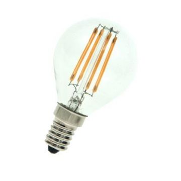 Brink V-merk  BAIL LED KOGEL E14 4W WW H DIM LED Lamp transparant-1