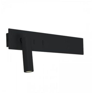 Brink V-merk H54 SCONCE LED 3W+10W 3000K 240+800Lm CRi 80 Non Dimmable Wandlamp zwart-1