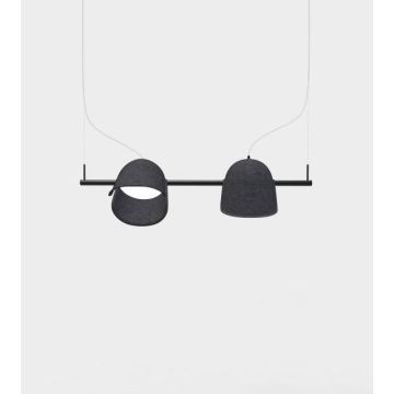 Brink V-merk Pivot Duo Adjustable dark Grey Hanglamp donkergrijs-1