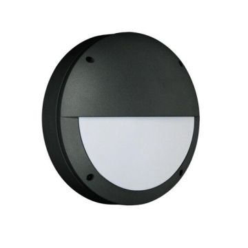 Brink V-merk RET.2 LED 5W 4000K ø265 350mA zwart 	 Wandlamp zwart-1