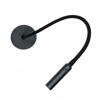 Brink V-merk Wall RECESSED READING LIGHT Sandy Black 3W 3000K 160Lm CRi90 Wandlamp zwart-1