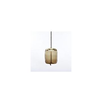 Brokis pendent lamp, brass/smoke grey Hanglamp lichtgrijs-1