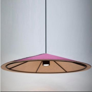 BuzziSpace buzzicone 133 roze LED Hanglamp roze-1