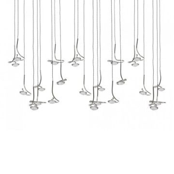 Catellani & Smith Jackie O Chandelier 20 Hanglamp nikkel-1