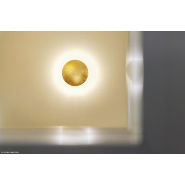 Catellani & Smith Lederam W1 Ø 17 gold Wandlamp goud/messing-1