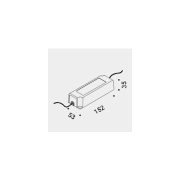 Davide Groppi Driver LED - 100-240V - 48V/60W/IP67/ON/OFF Trafo's  ballast-1