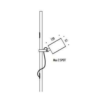 Davide Groppi Nero Opaco / Matt Black - 2700K Spot zwart-1