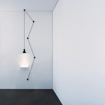 Davide Groppi Neuro black on/off Hanglamp zwart-1