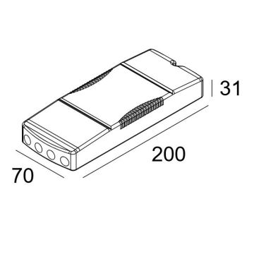 Delta Light INFORM POWER SUPPLY 17W DIM5 Trafo's  ballast