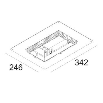 Delta Light Minigrid in 2 mounting kit large Montagemateriaal-1