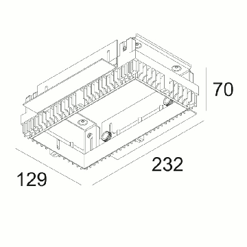 Delta Light Minigrid in 2 mounting kit Montagemateriaal-1