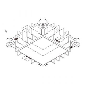Delta Light Mounting kit 75 Montagemateriaal-1