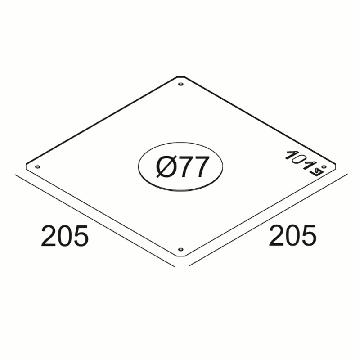 Delta Light Plasterkit 101 Montagemateriaal aluminium-1