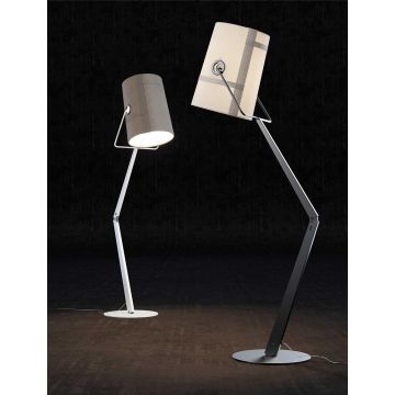 Diesel with Lodes Fork vloer antraciet structure, kap ivory Vloerlamp antraciet-1