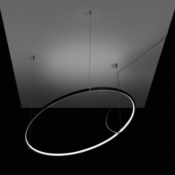 Egoluce Lancia Tonda 100 zwart 2700K Hanglamp zwart-1