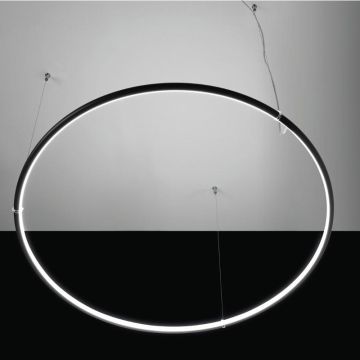Egoluce Lancia Tonda 50 zwart Hanglamp goud/messing-1