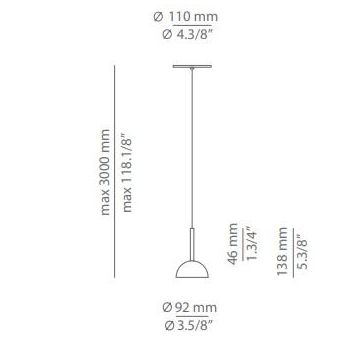Estiluz CUPOLINA - With recessed canopy  Wandlamp wit-1