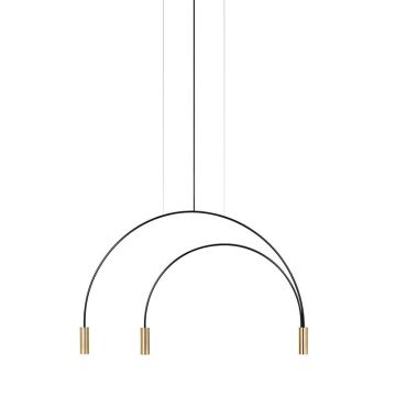 Estiluz Volta T-3536 W Hanglamp goud/messing-1