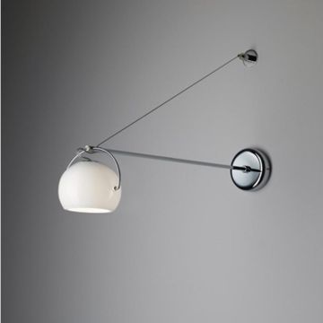 Fabbian Beluga White Wandlamp wit-1