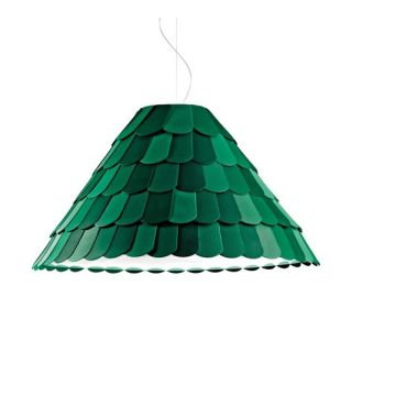 Fabbian Roofer Gable Hanglamp groen-1